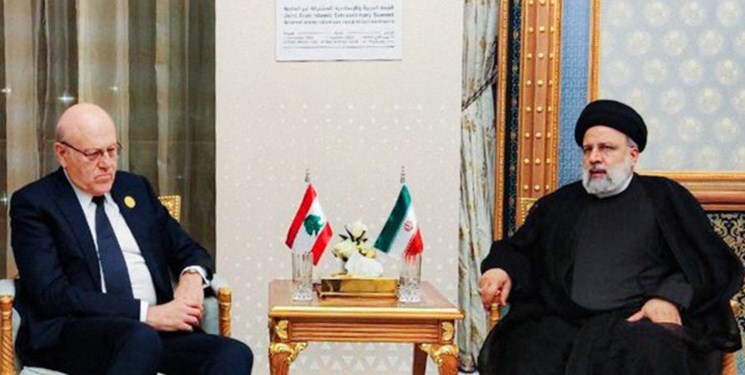 رئیسی در دیدار نخست‌وزیر لبنان: سازش و عقب‌نشینی در برابر دشمن صهیونیستی مردود است
